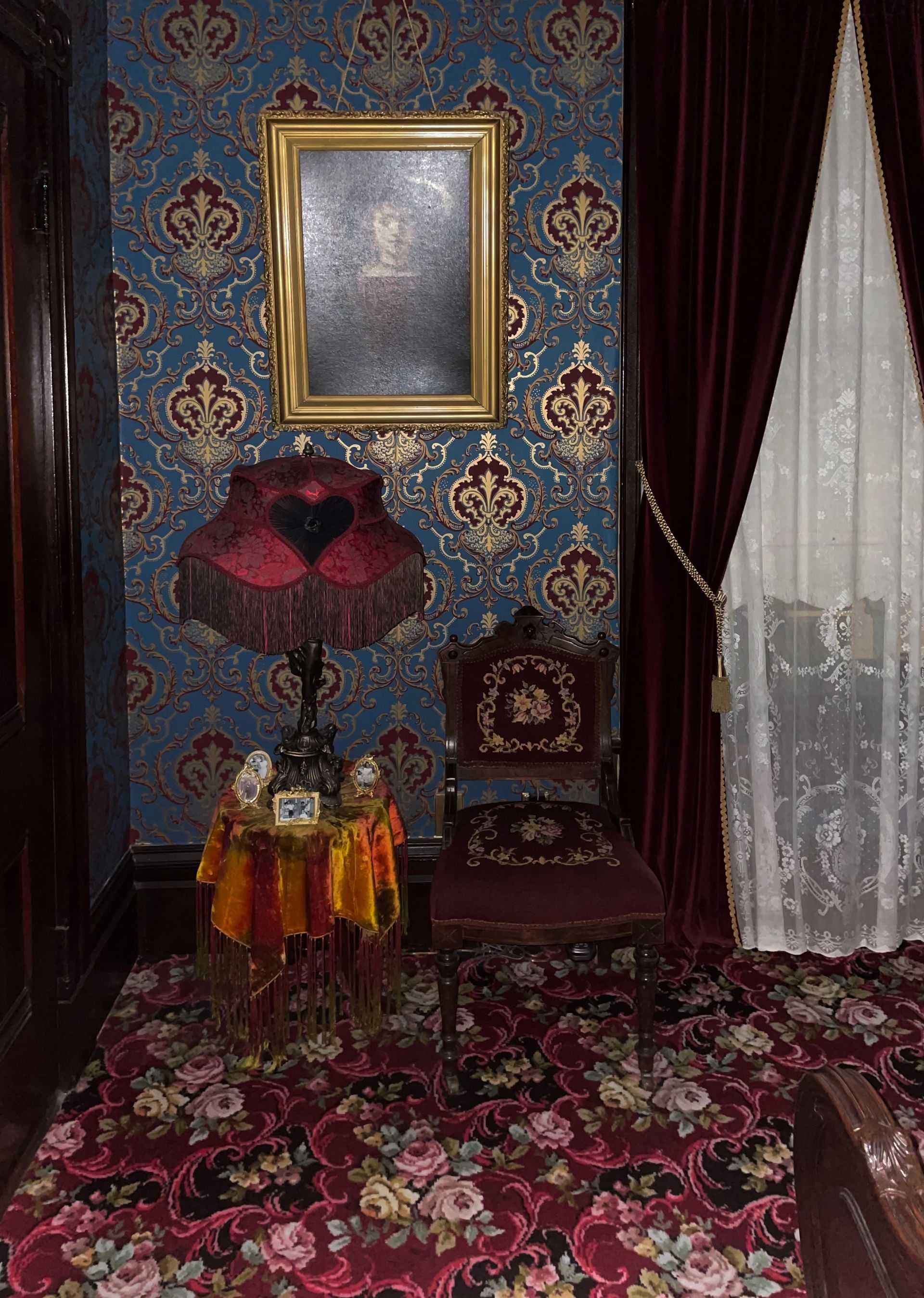 Elegance Antique Lamp And Chair — Oakland, CA — Gaslight Interiors