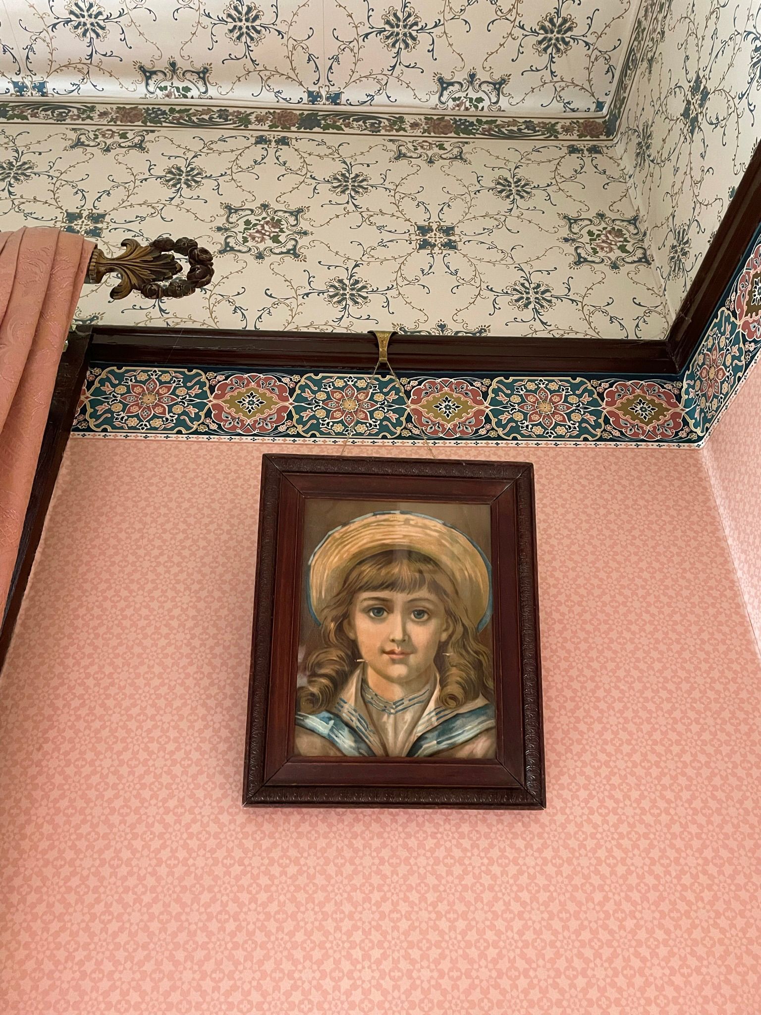 Watercolor Sketch Of A Girl Hanging On A Wall — Oakland, CA — Gaslight Interiors