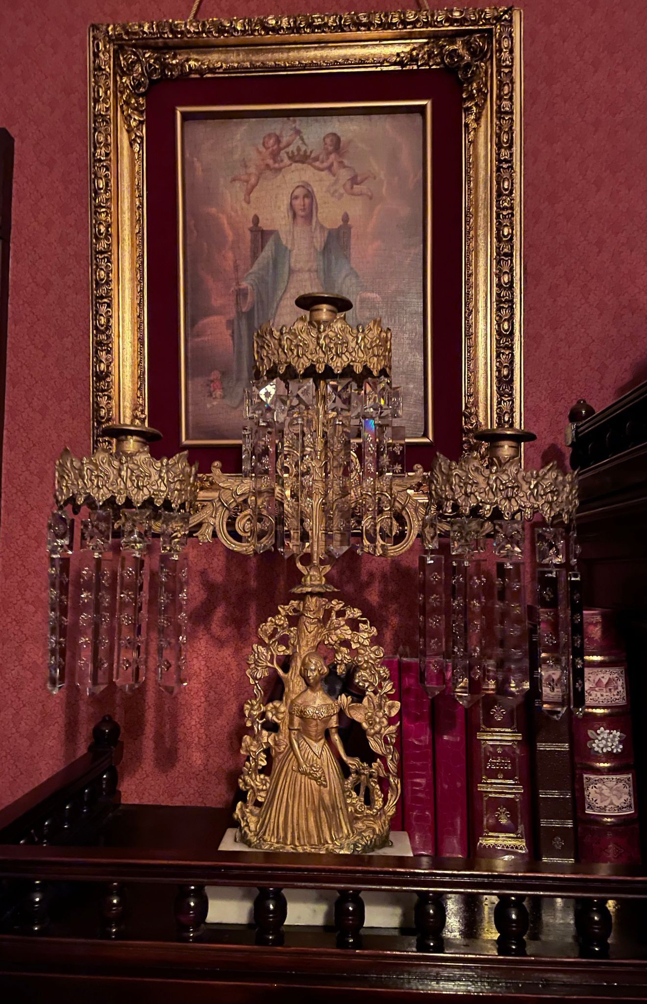 Antique American Three Light Girandole — Oakland, CA — Gaslight Interiors