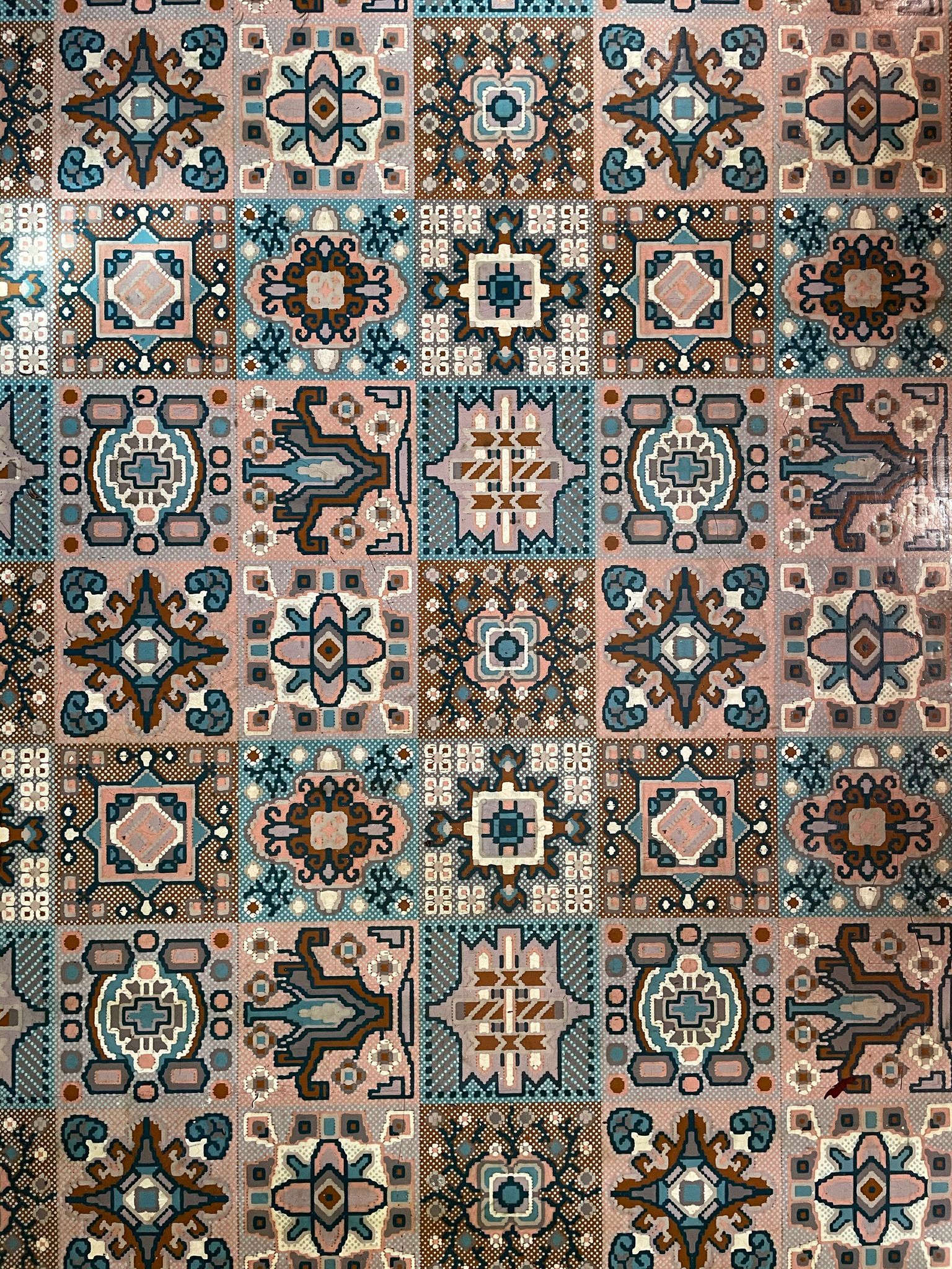 Seamless Pattern Wallpaper — Oakland, CA — Gaslight Interiors