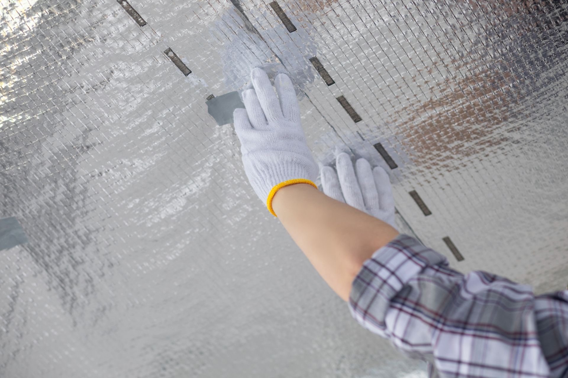 Radiant barrier installation