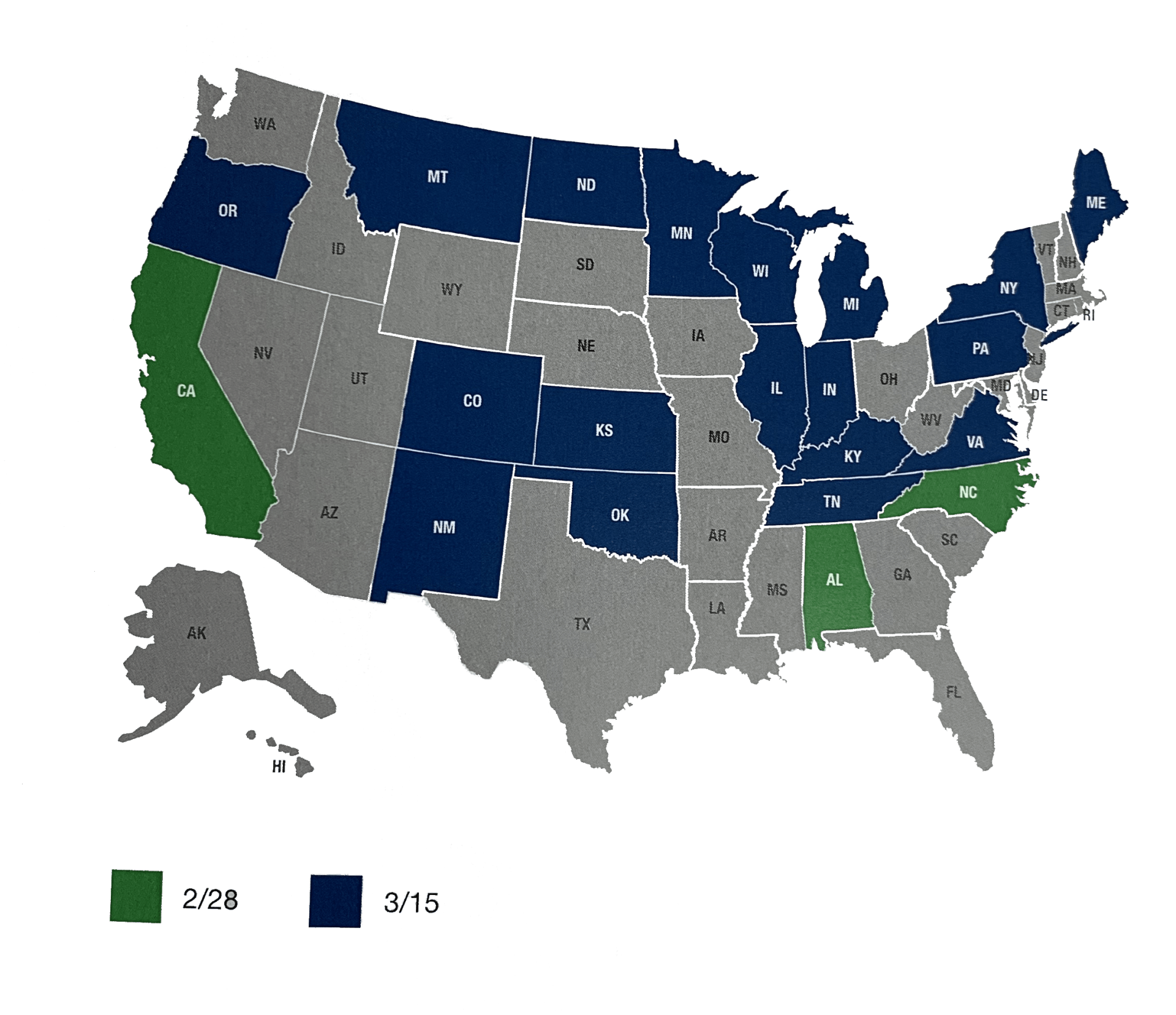 Hemp Insurance Coverage Map