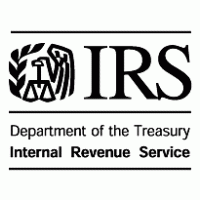 The logo for the department of the treasury internal revenue service.