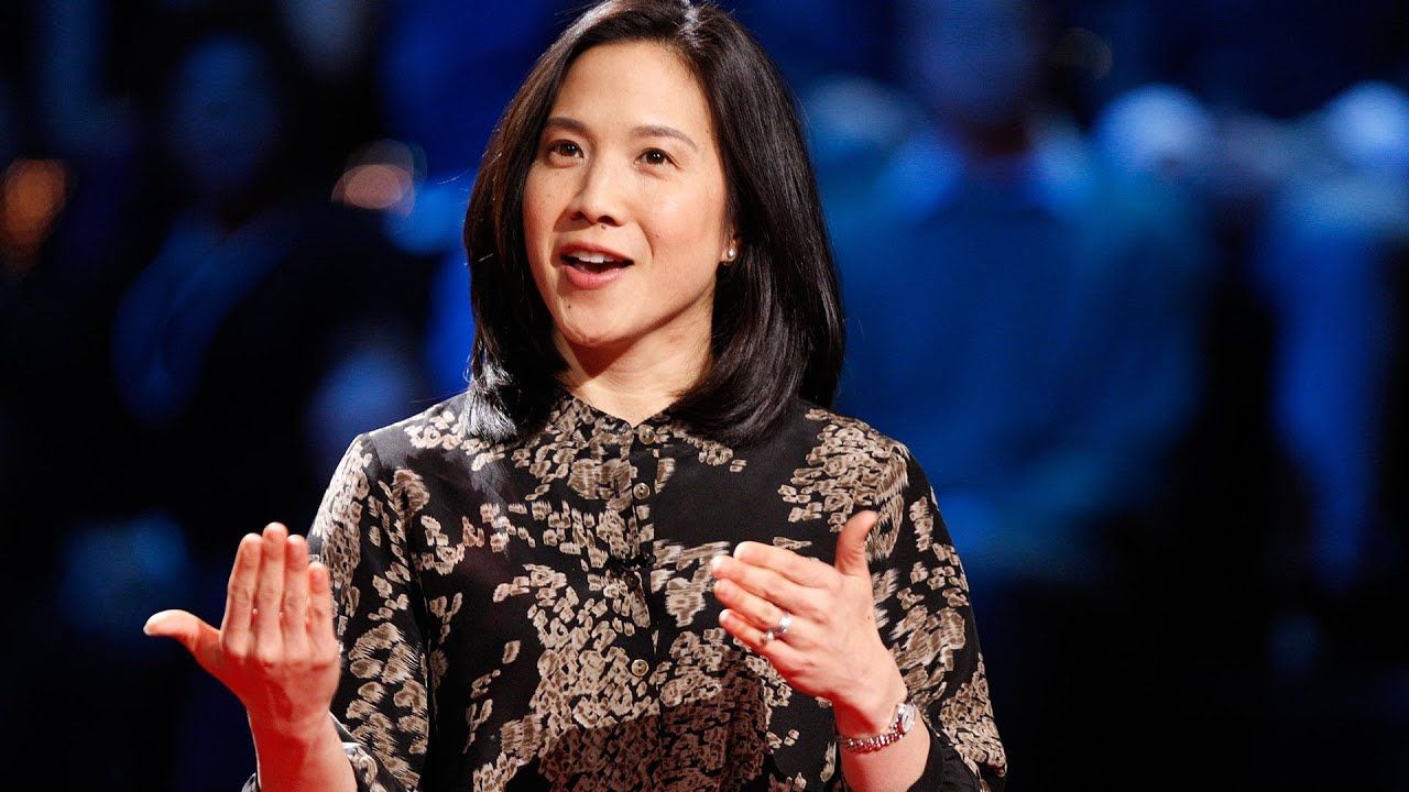 Angela Duckworth on stage