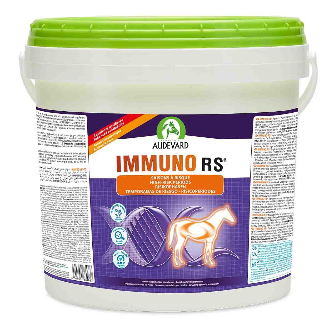 Immuno RS 1kg at Fethard equine hospital supports horses' immunity during risky periods