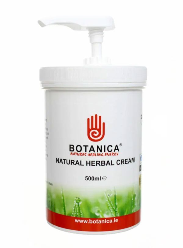 botanica, herbal cream, natural, skin, wounds, soothes, insect repellent, cracked heels, mud rash, 500ml
