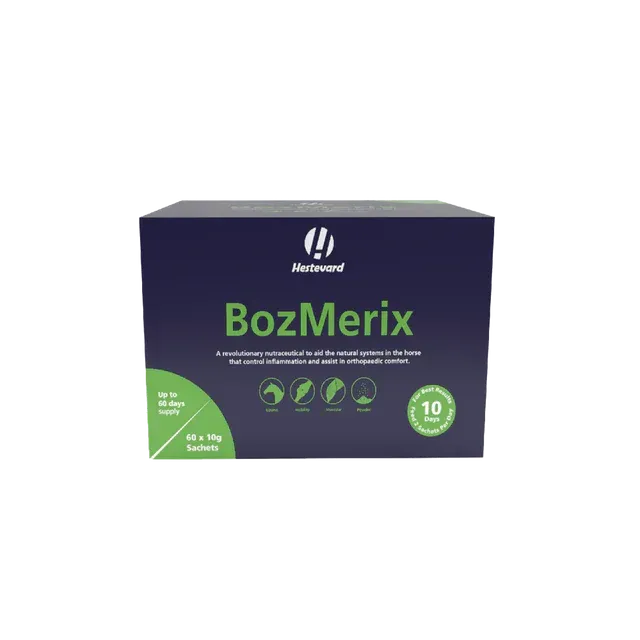 Equine Supplements, Equine Hospital, FEH, Hestevard, Bozmerix, joints, old horse, competition horse. Joint care, online shop