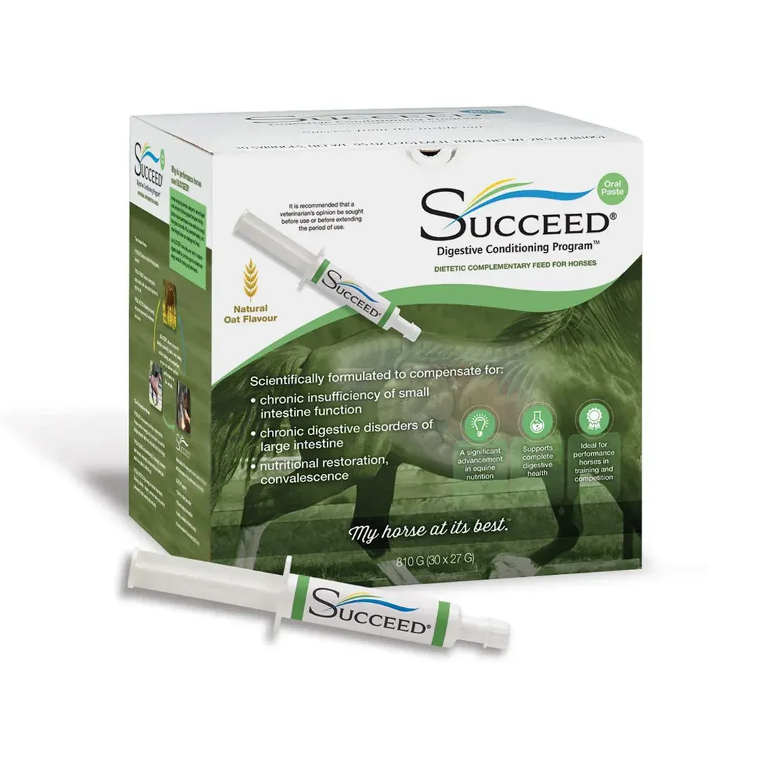 Succeed digestive conditioning paste for horses to help with gastric ulcers and gut health fethard equine hospital