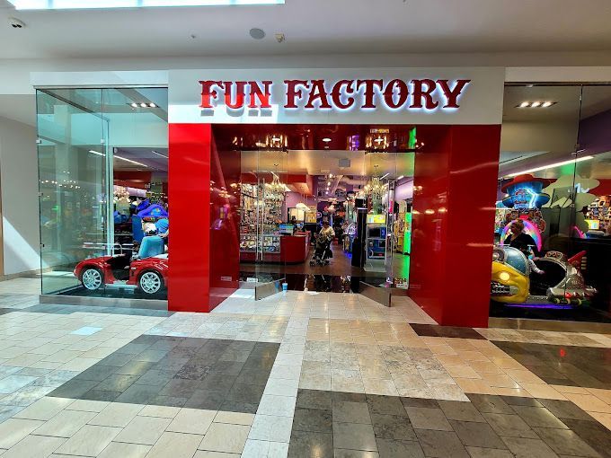 A fun factory store in a shopping mall