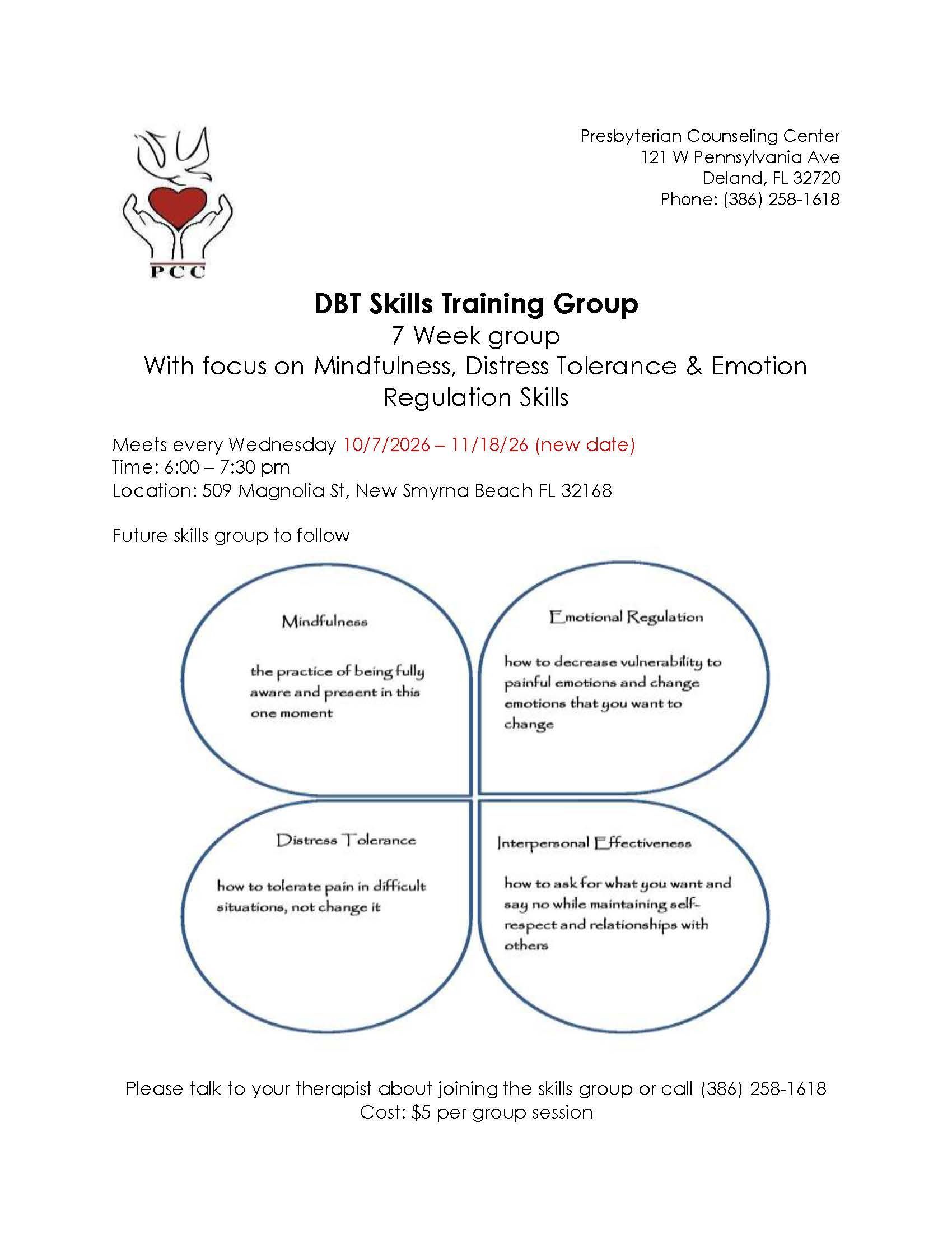 Blurry scanned worksheet with logo, text header, and four circular sections in a 2x2 layout