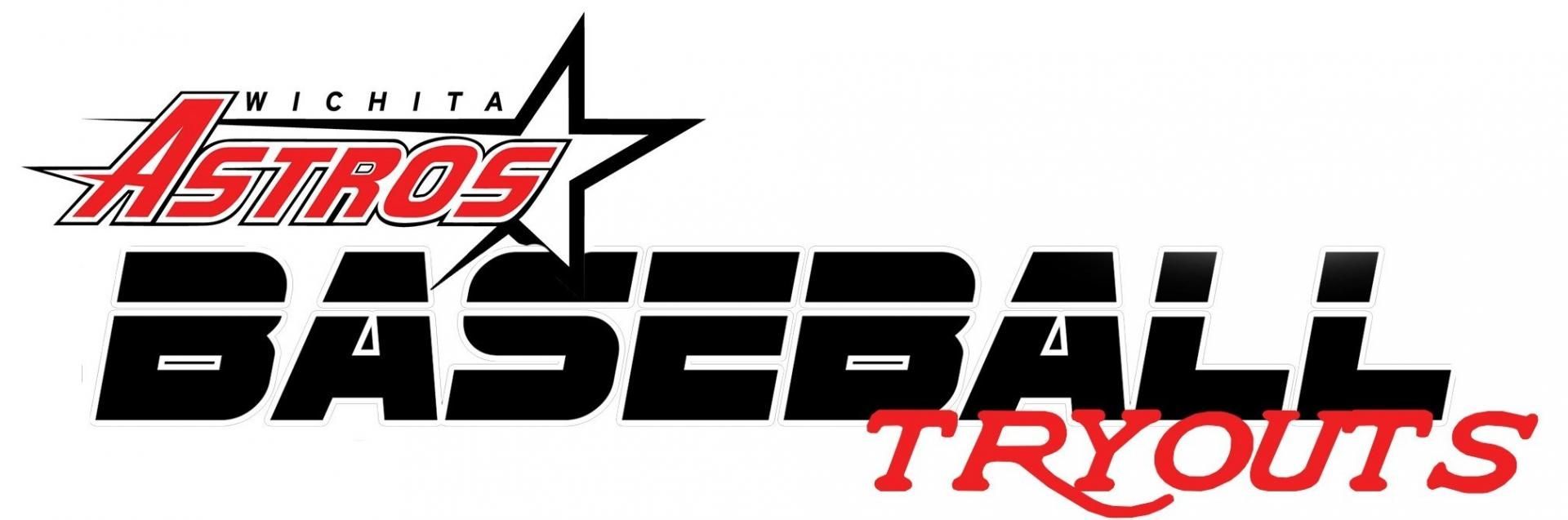 Nicholas Astros Baseball Tryouts logo in black, red, and white with a star graphic