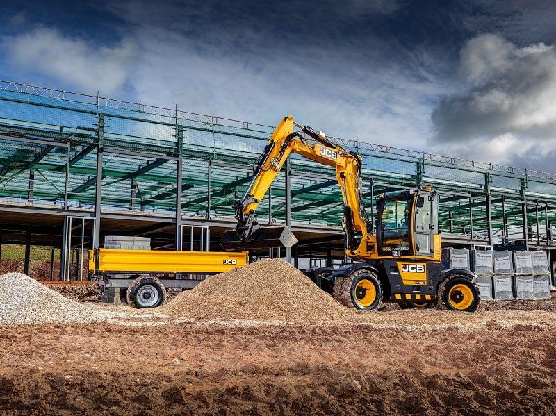 Wheeled Excavator — North Coast Construction Equipment In Coffs Harbour, NSW