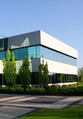 Image of a professional commercial office building - click to visit commercial services page