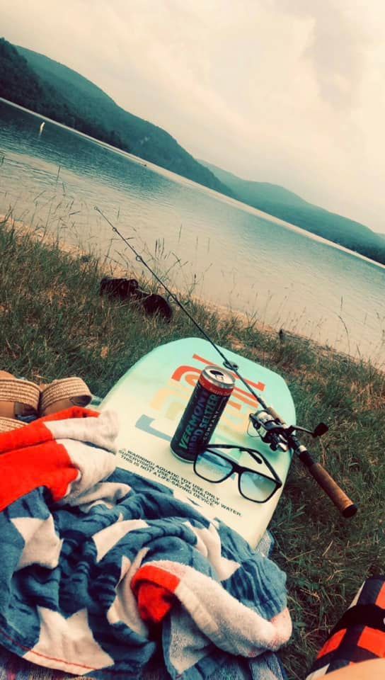 Vermont Hard Seltzer at the beach