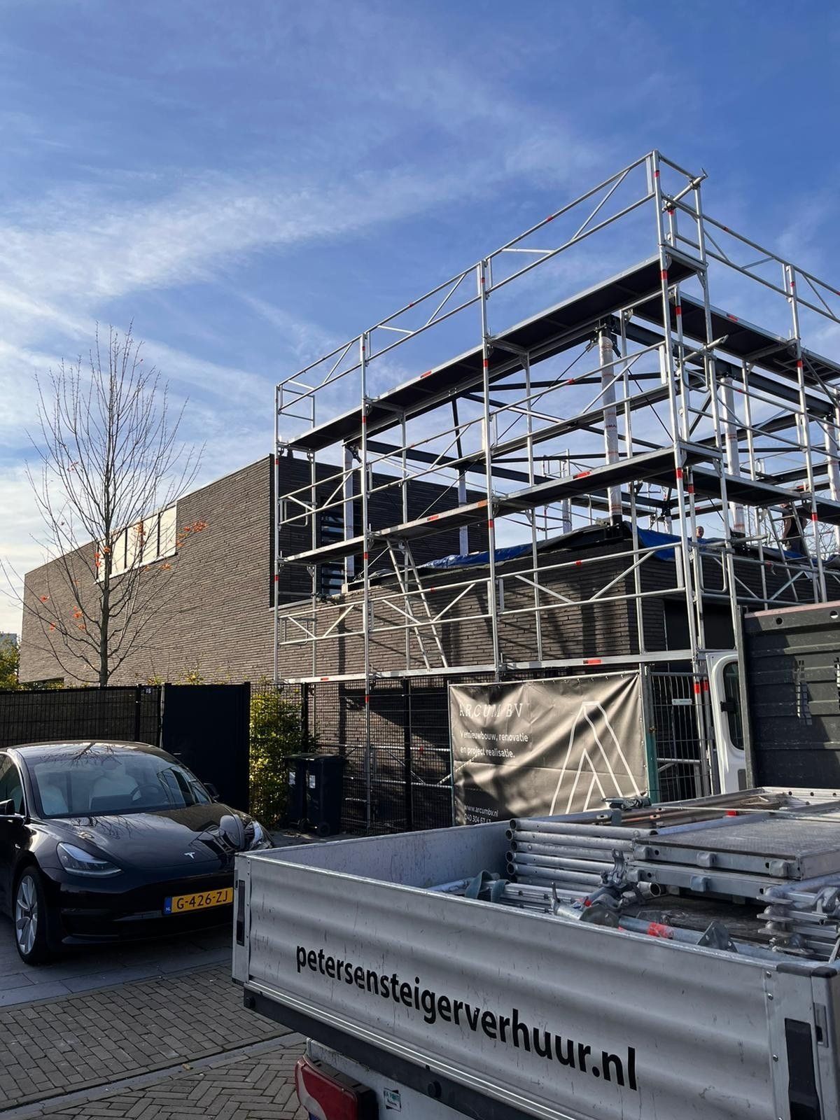 Heb je een vergunning nodig voor een gevelsteiger?