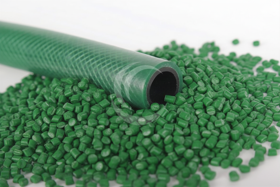 Masterbatch verde para mangueras de PVC reforzadas