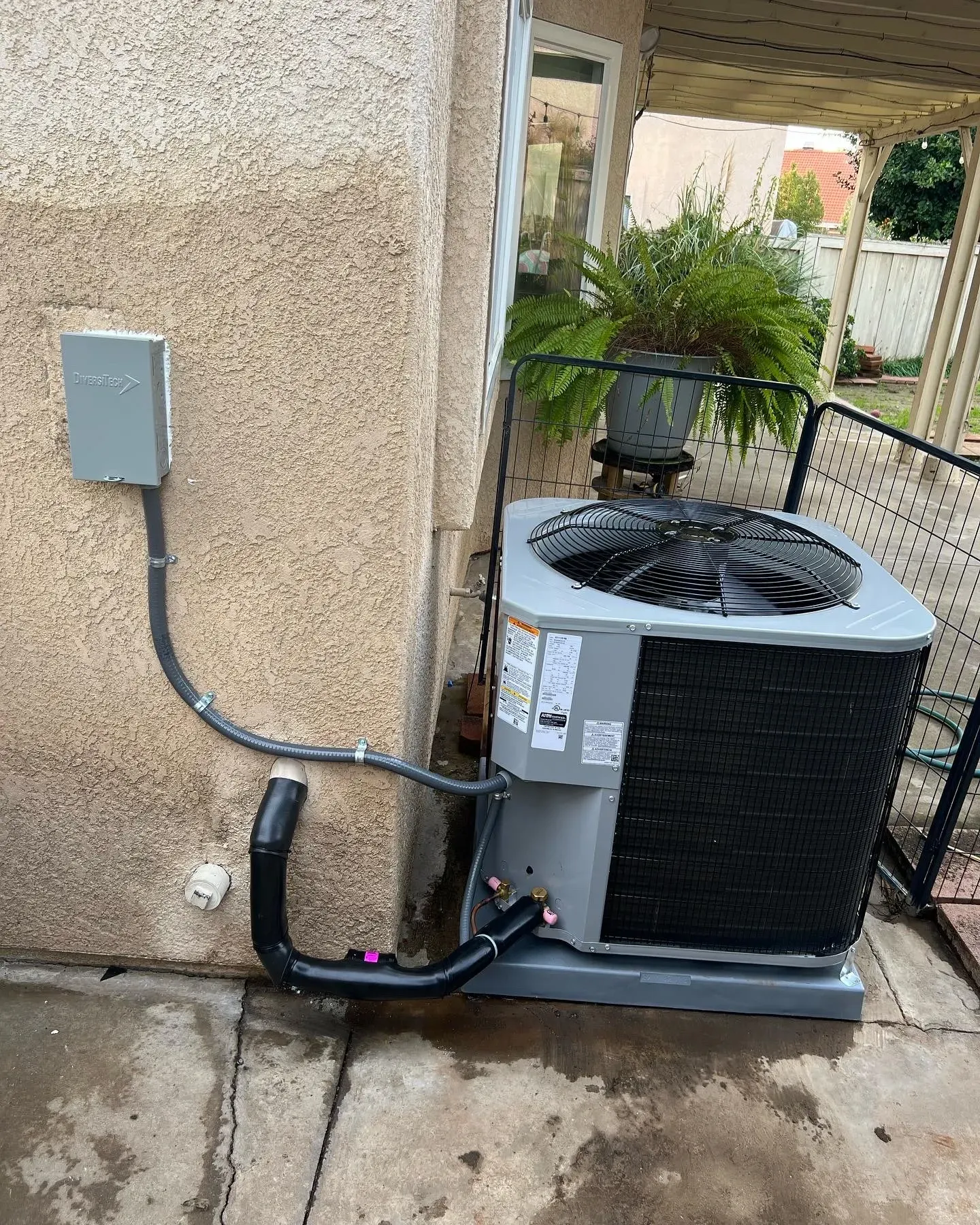 New residential HVAC system installed by Preciado Air Conditioning
