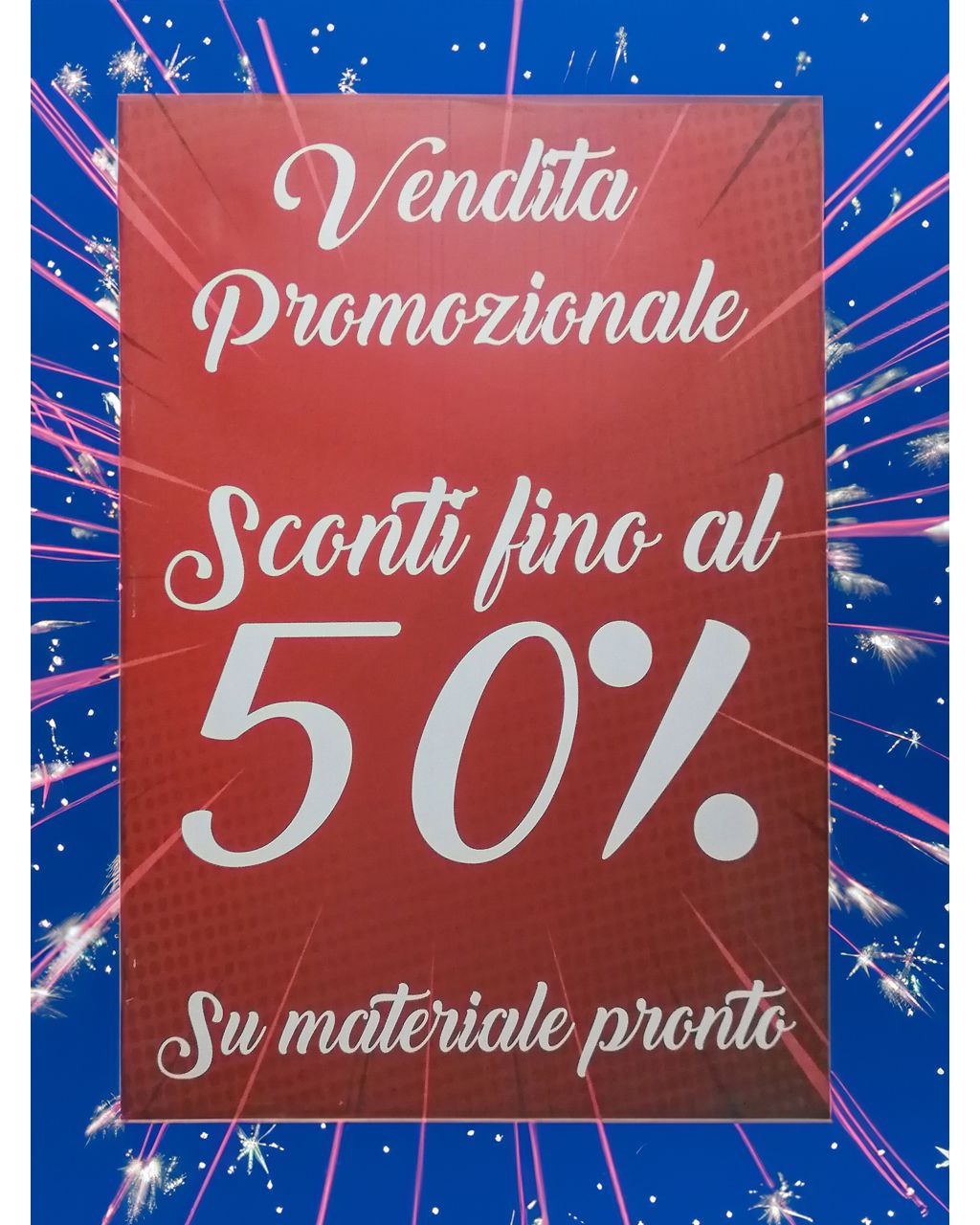 Sconto su cornici i pronta consegna