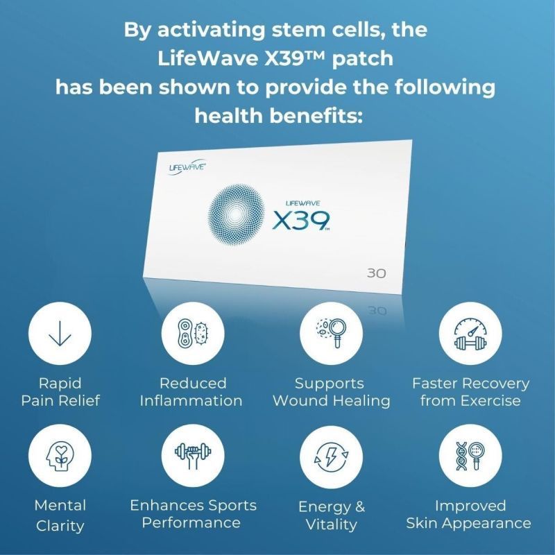 Lifewave X39 for energy flow 