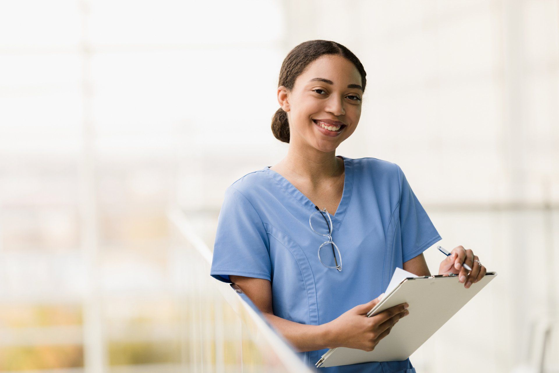 Nurse Smiling — Midlothian, VA — In Good Hands Homecare