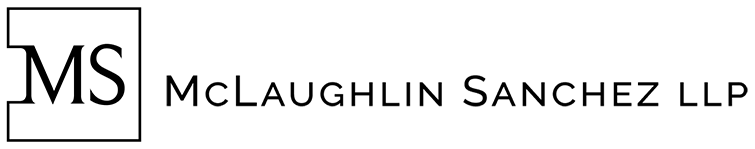 A logo for Mclaughlin Sanchez with MS in a box