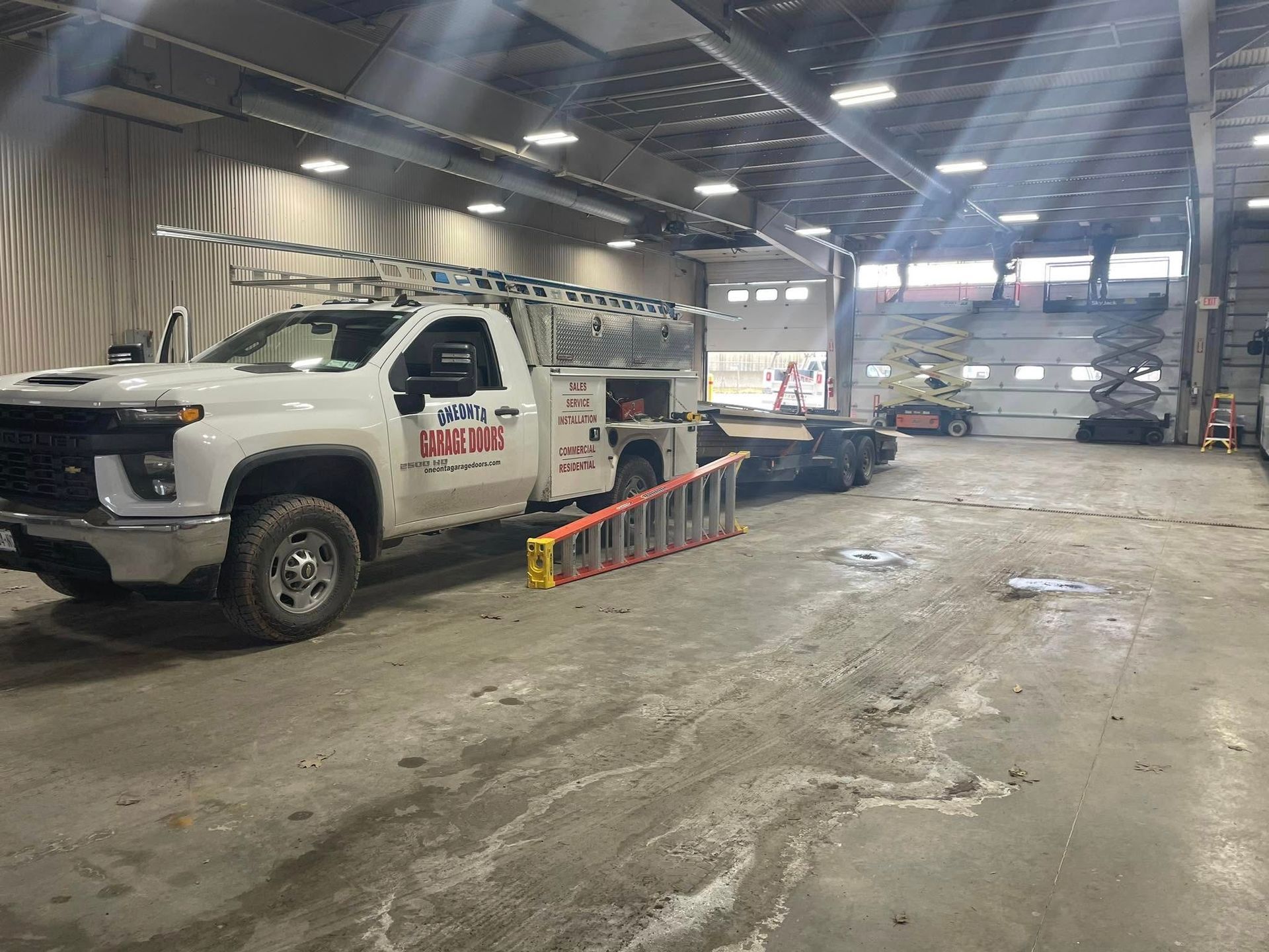 Oneonta Garage Doors Truck