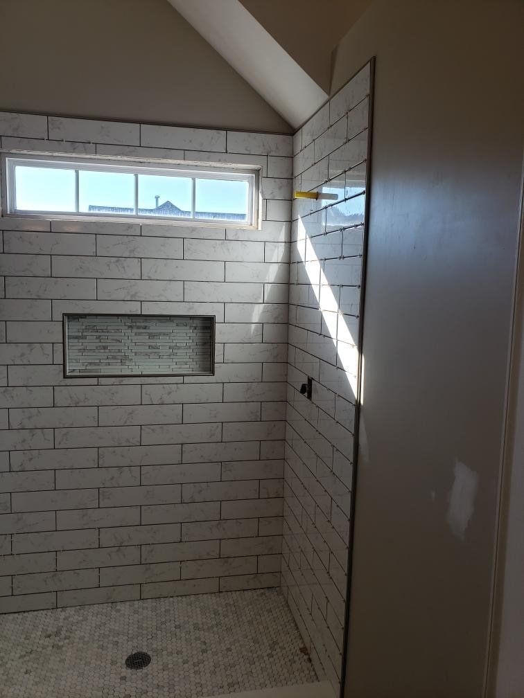 finished shower