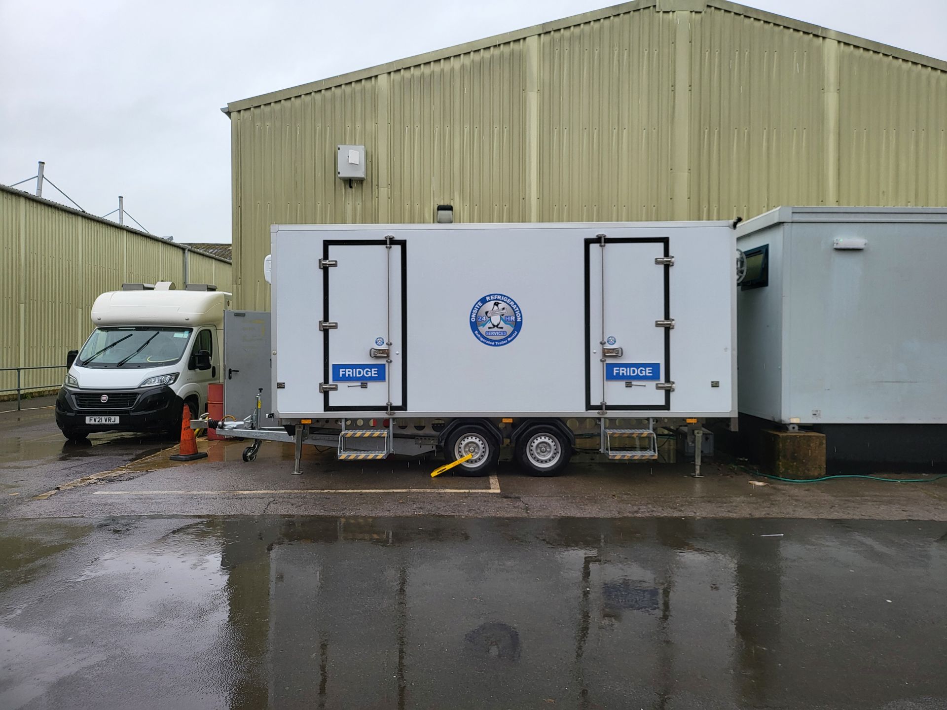 Shepperton Studios refrigerated trailer