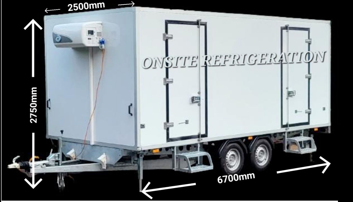 Split compartment refrigerated trailer size