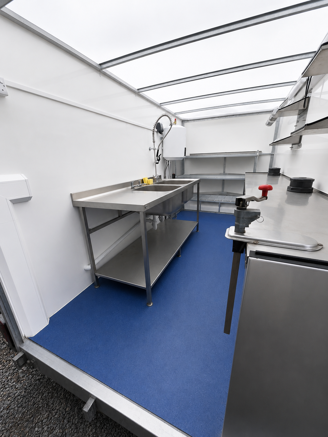 Refrigerated trailer at Pinewood Studios