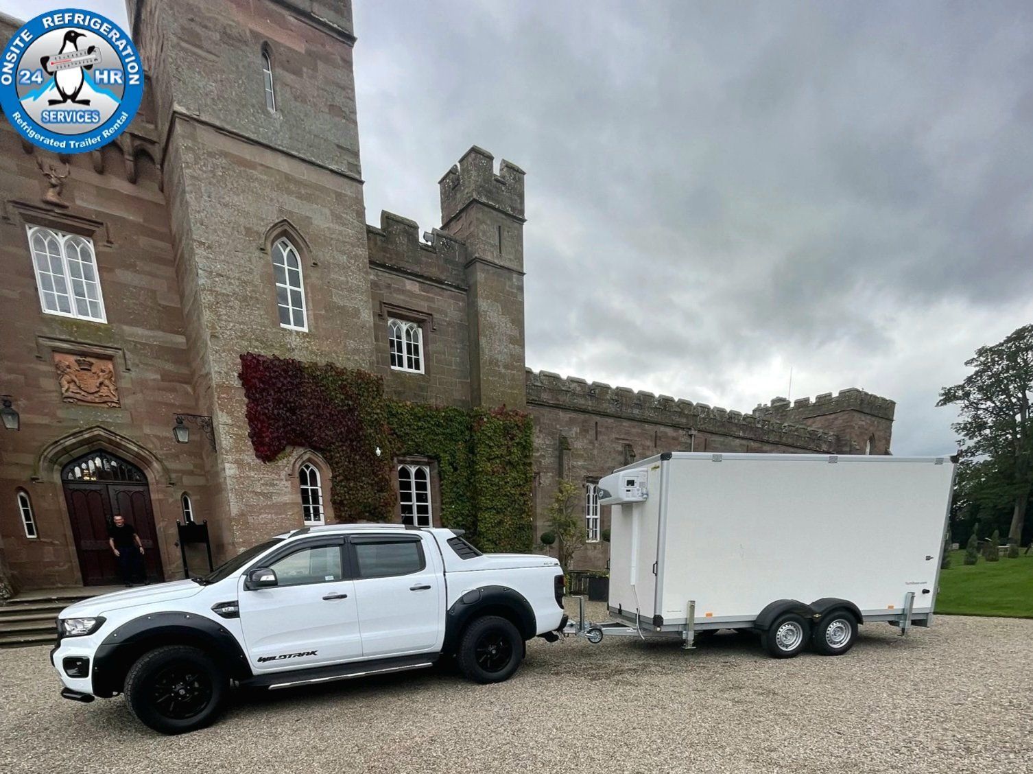 refrigerated trailer towed