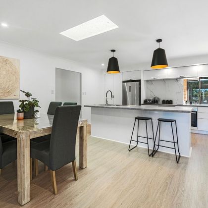 Light house real estate kitchen property view