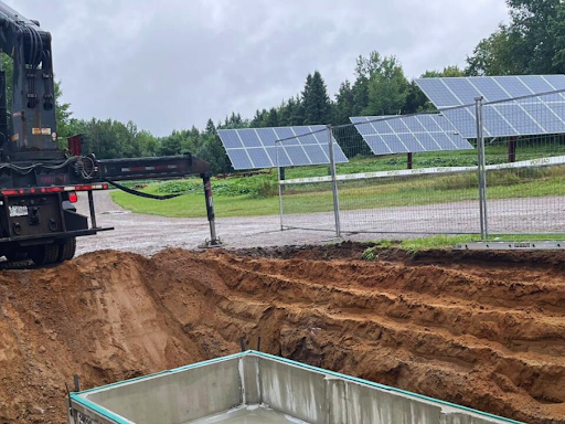 septic system installed