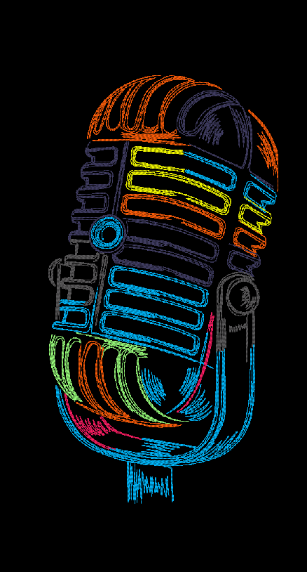 Neon Microfoon
