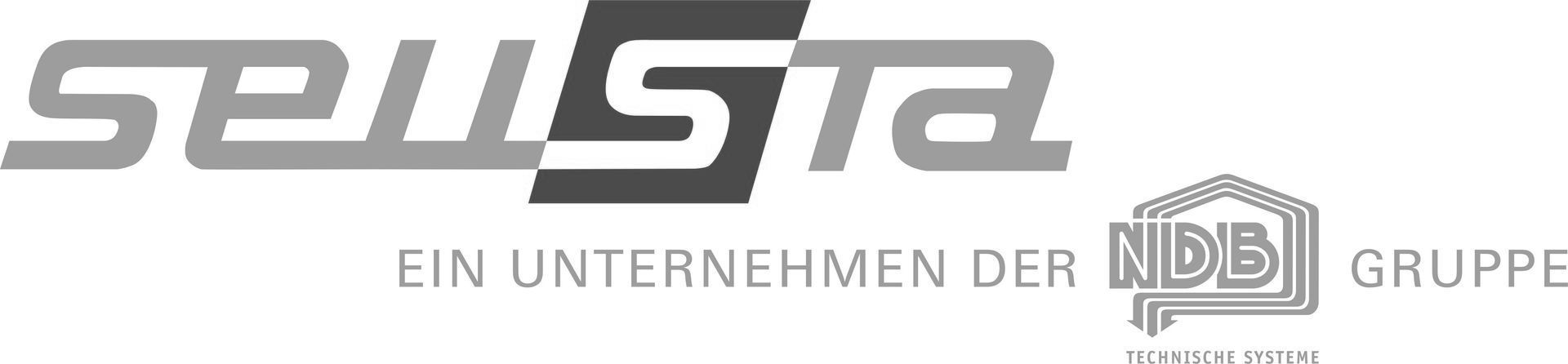SEWSTA logo in gray with “Ein Unternehmen der NDB Gruppe” beneath it