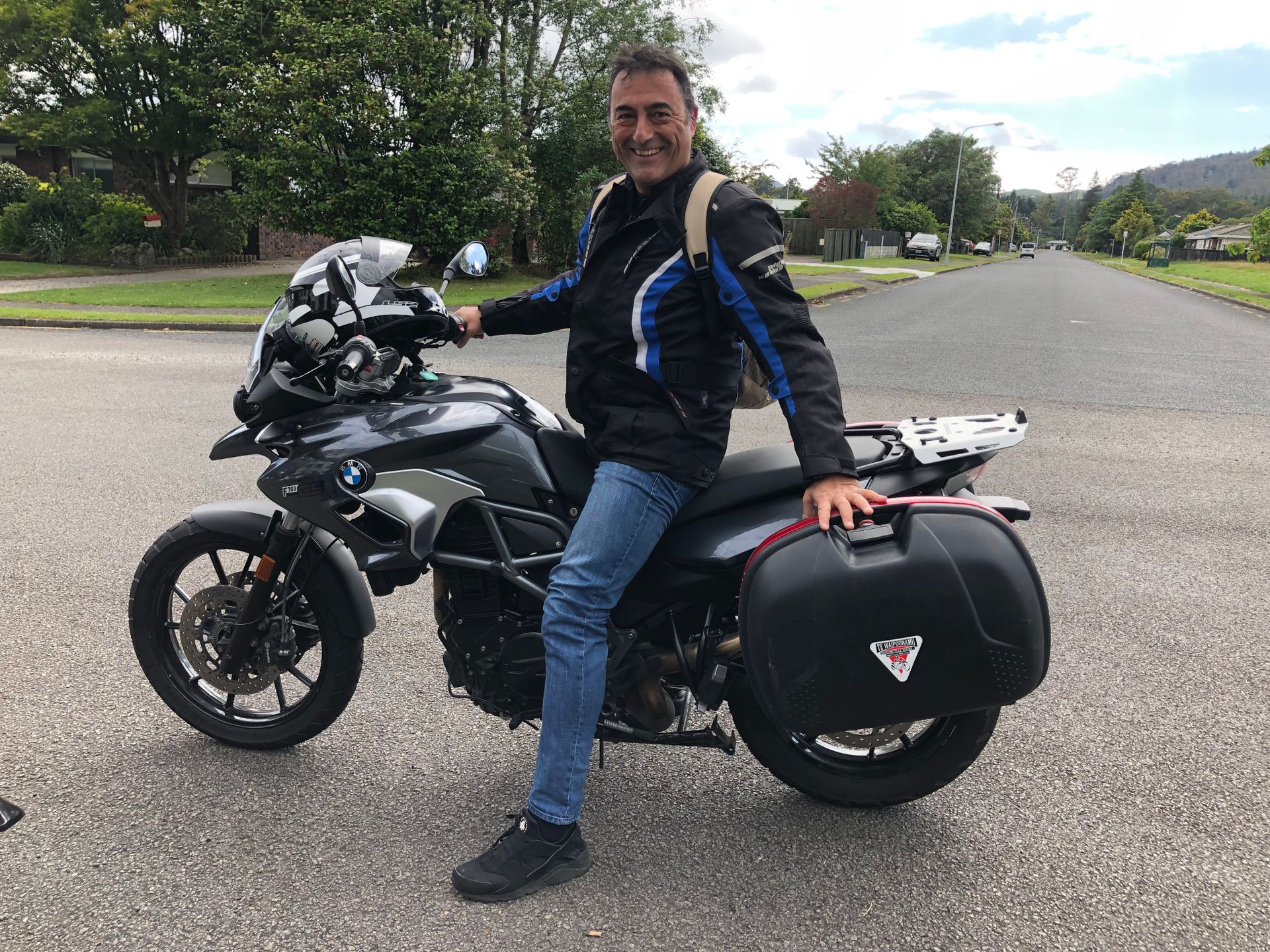 Paolo Bertelli Tour in moto Nuova Zelanda