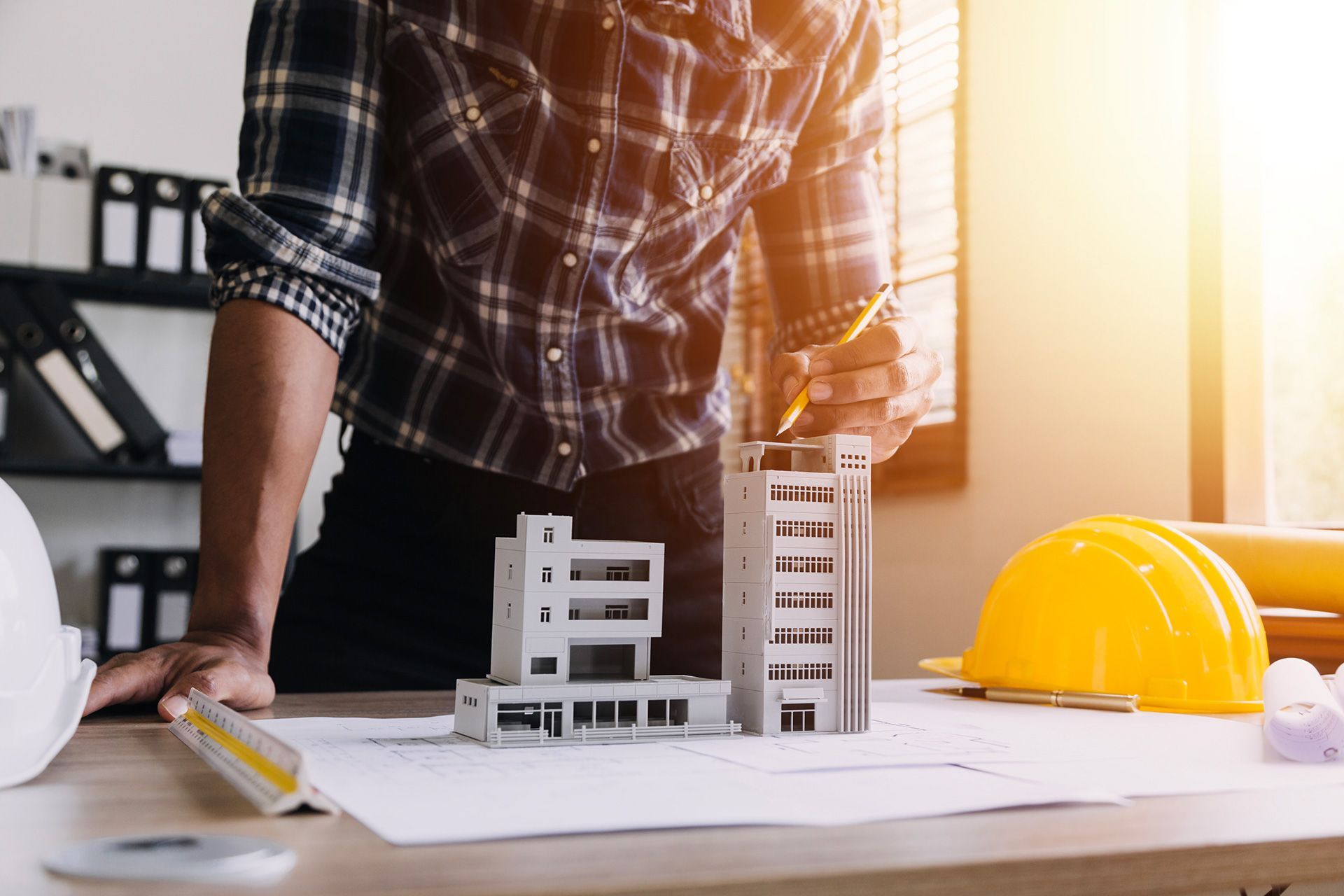 Construction planning meeting
