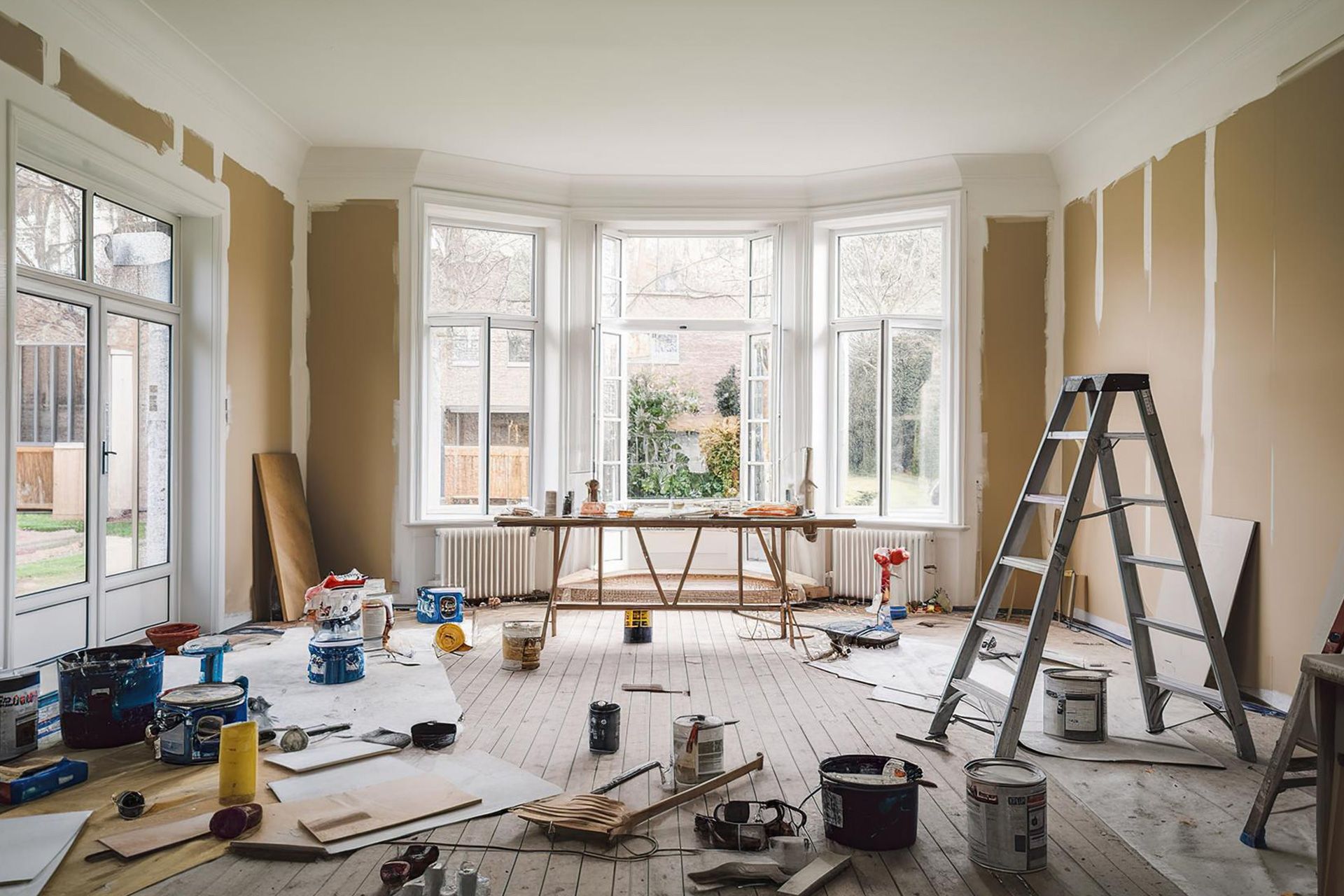 Commercial interior renovation project