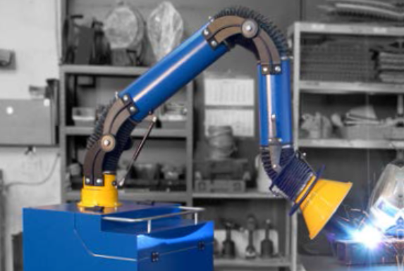 IAP Mobile unit and welding fume extraction arm