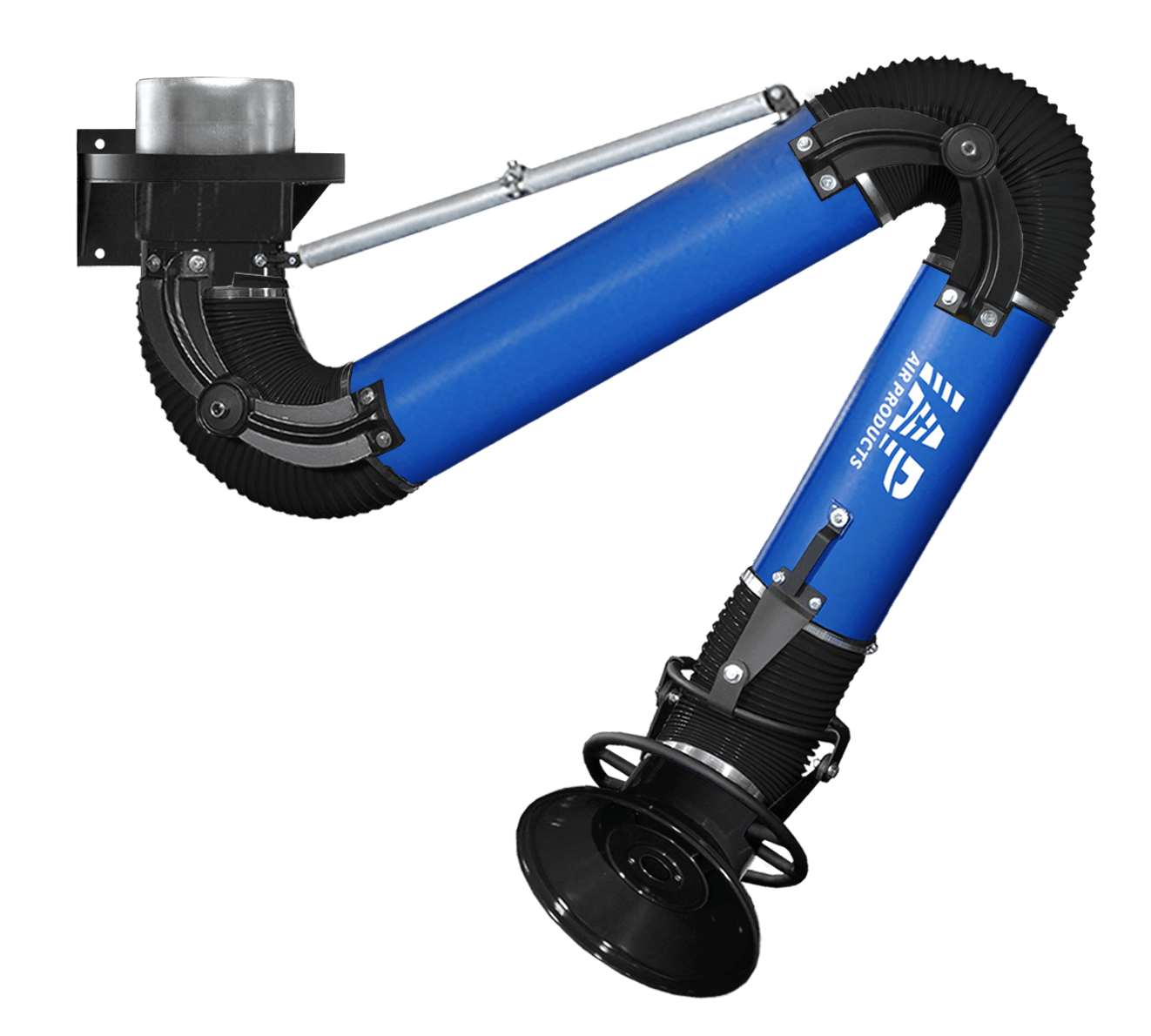 Welding fume extraction arms from IAP