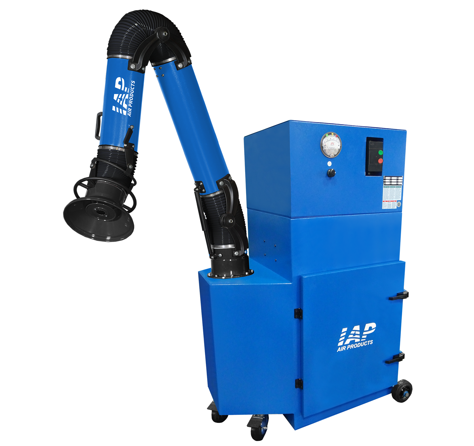 Mobile welding fume extractor