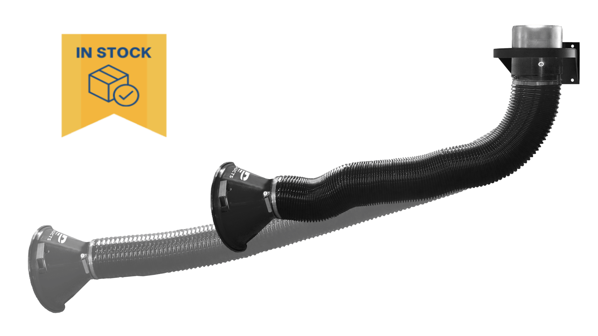 IAP extended telescopic welding fume extraction arm