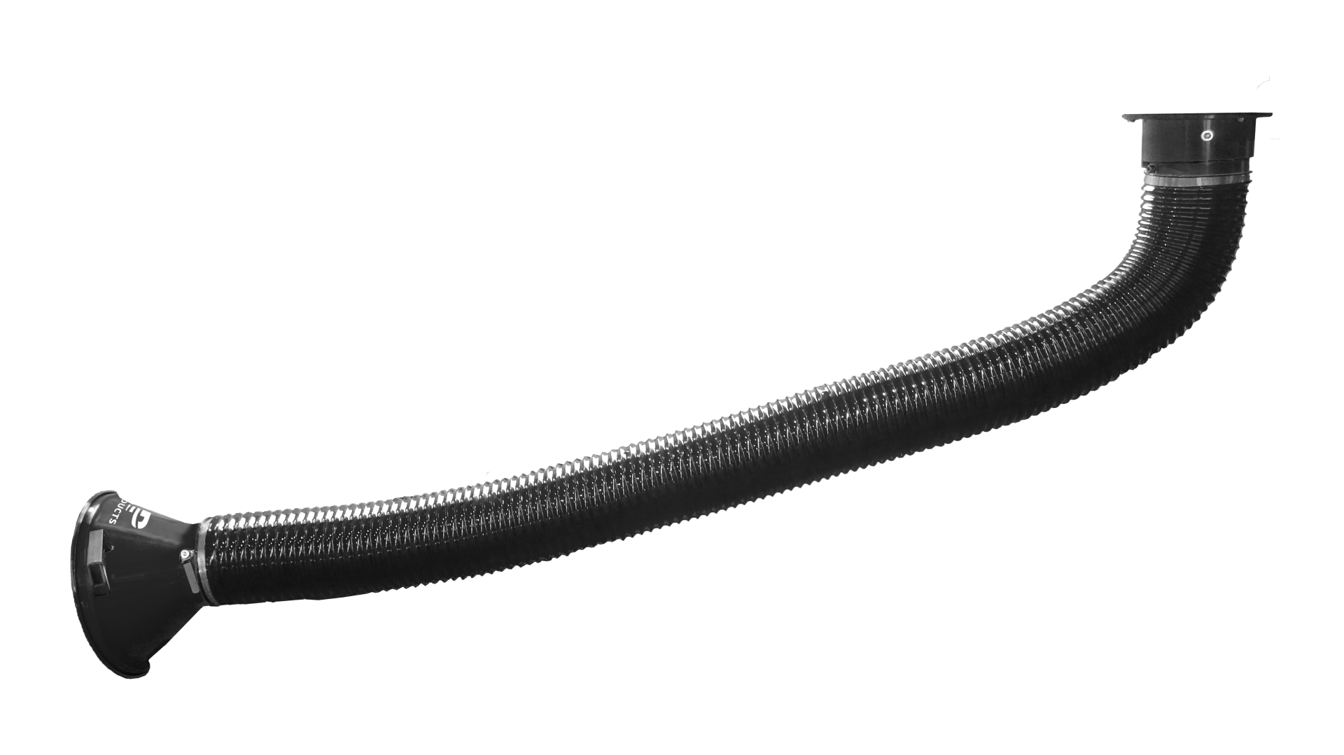 Telescopic fume extraction arm