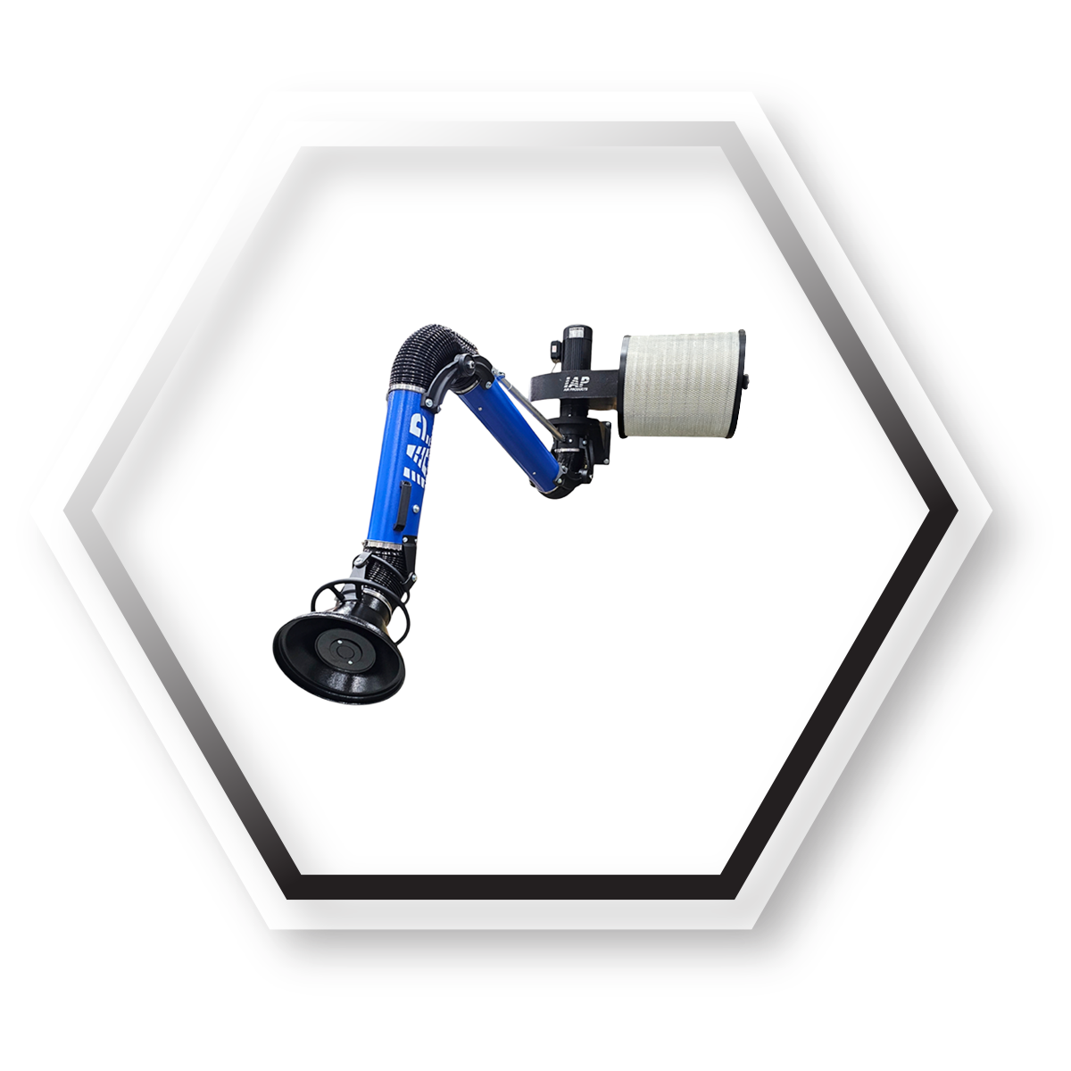 Fume arm filtration or dual fume arm filtration is a great option to add source capture.
