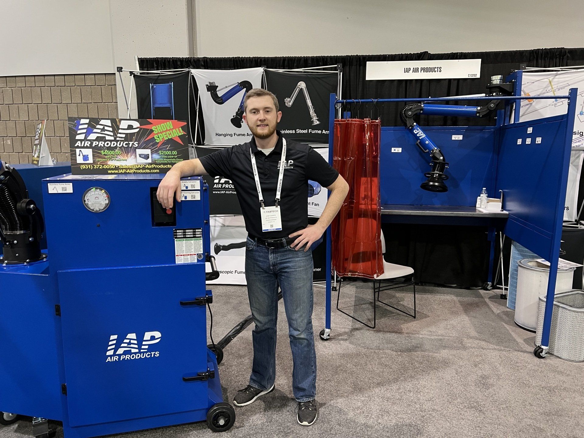 Fabtech mobile welding fume extractor