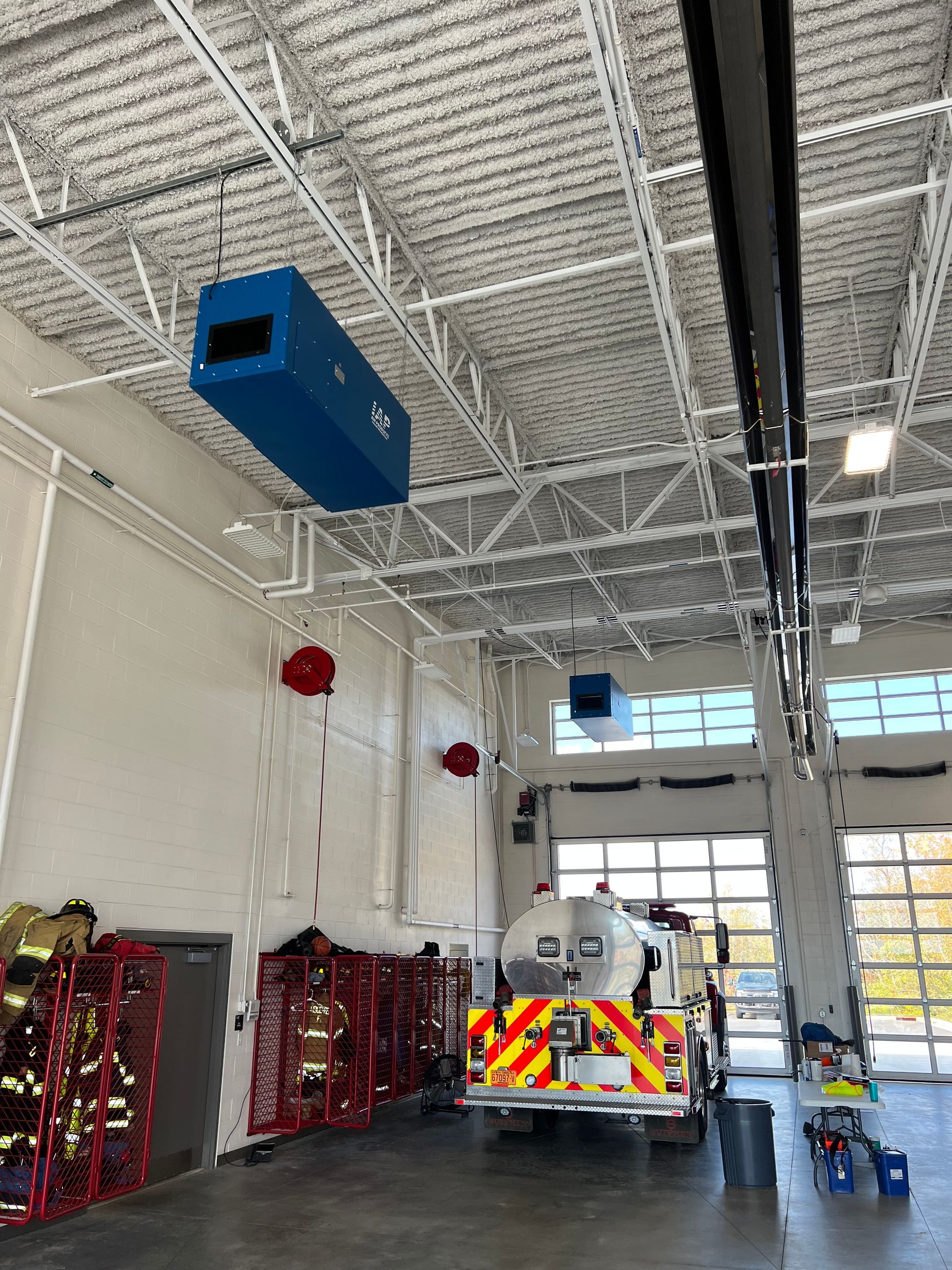 Fire station ambient air cleaners