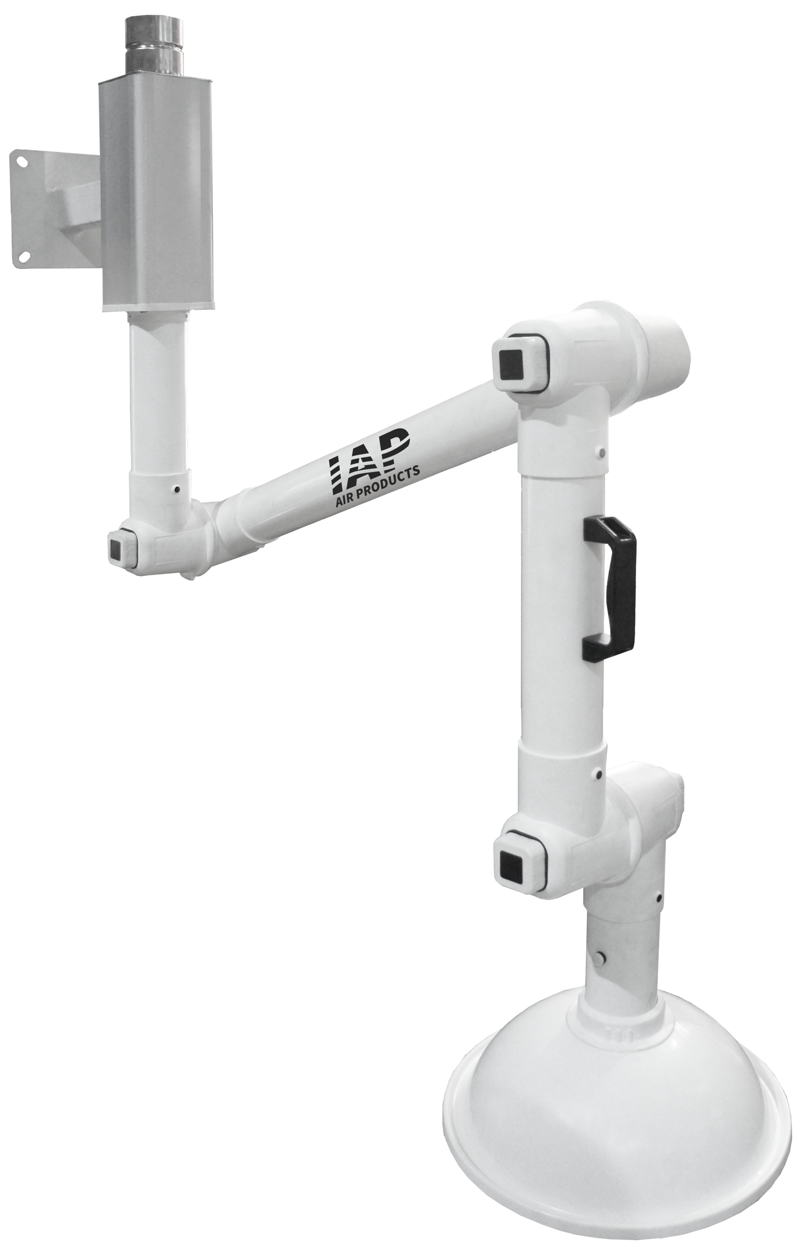 Laboratory snorkel extraction arms