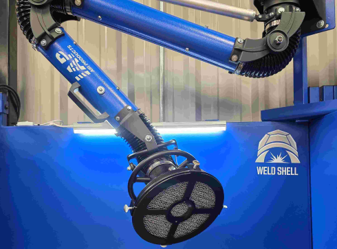 IAP-Weldshell-booth-and-fume-extraction-arm