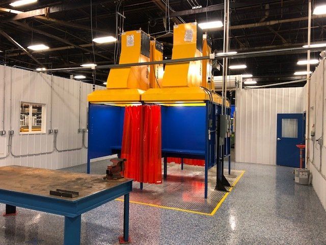 IAP Welding Booth with hood