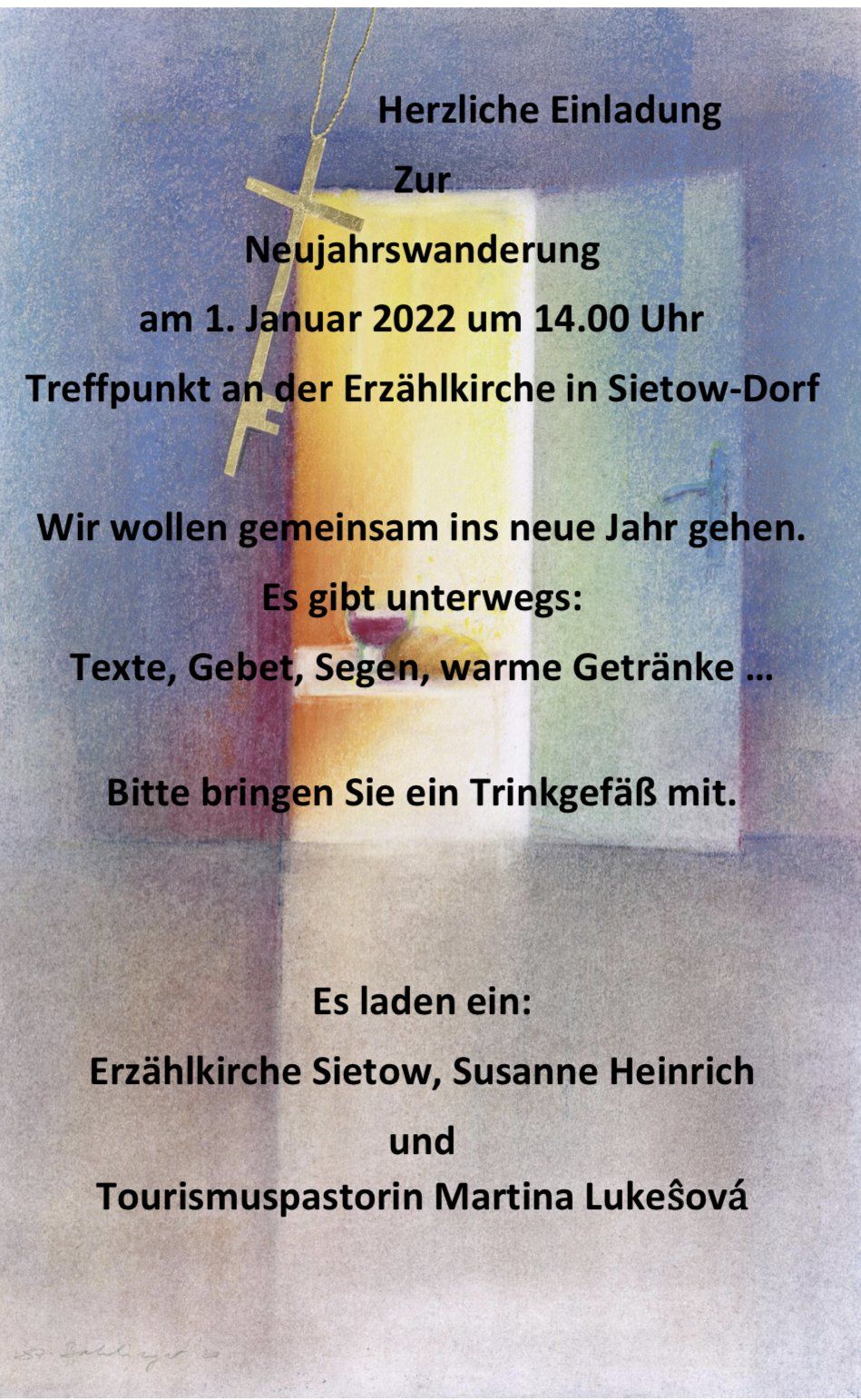 Erzählkirche Sietow Neujahrswanderung